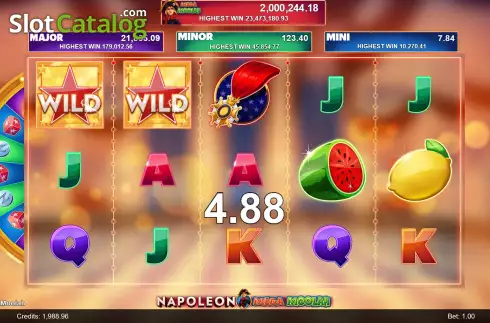 Скрин5. Napoleon Mega Moolah слот
