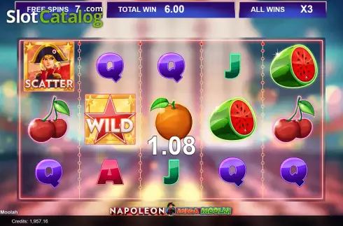Скрин9. Napoleon Mega Moolah слот