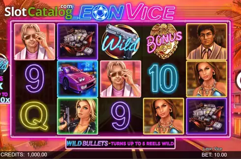 Скрин2. Leon Vice слот