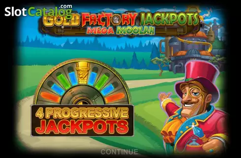 Скрин2. Gold Factory Jackpots Mega Moolah слот