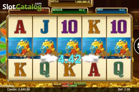 Скрин7. Gold Factory Jackpots Mega Moolah слот