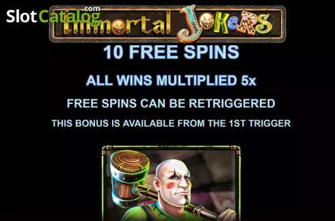 Скрин9. Immortal Jokers слот