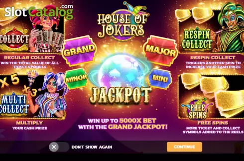 Скрин2. House of Jokers слот