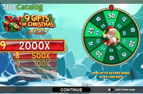 Скрин2. 9 Gifts Of Christmas слот