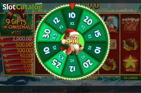 Скрин7. 9 Gifts Of Christmas слот