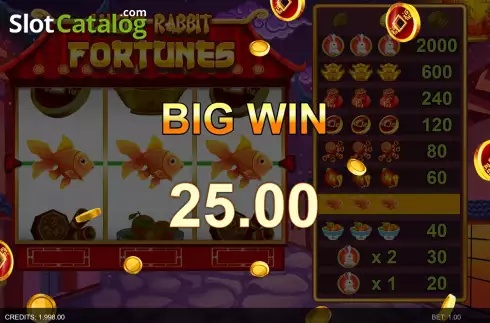 Скрин4. Lucky Rabbit Fortunes слот