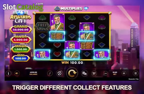 Скрин4. Rewards City слот