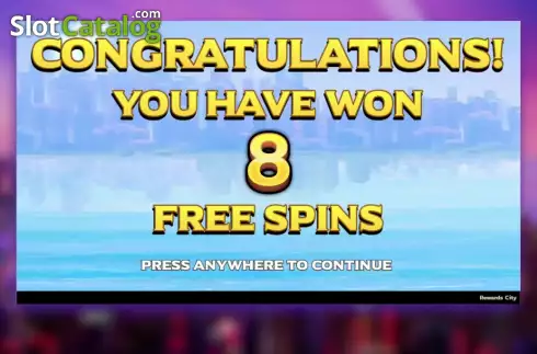 Скрин5. Rewards City слот