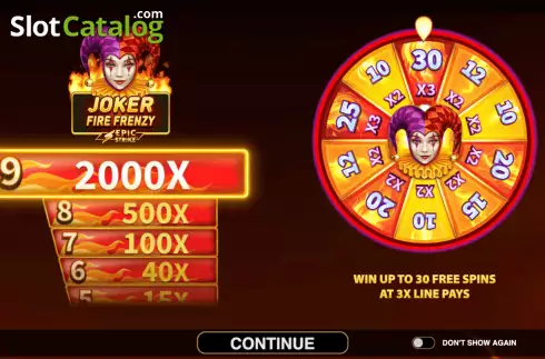 Скрин2. Joker Fire Frenzy слот