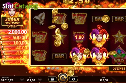 Скрин4. Joker Fire Frenzy слот