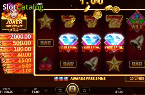 Скрин6. Joker Fire Frenzy слот