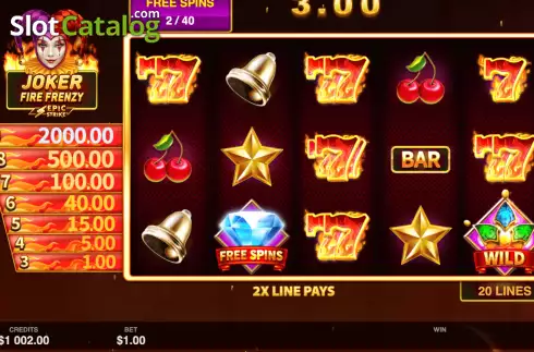 Скрин8. Joker Fire Frenzy слот