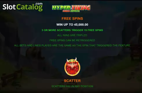 Скрин6. Hyper Viking Mega Moolah слот