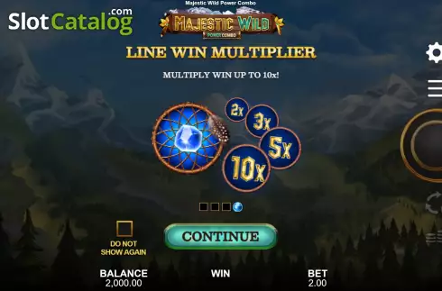 Скрин2. Majestic Wilds слот