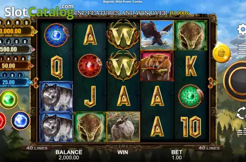 Скрин3. Majestic Wilds слот