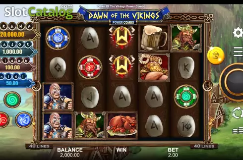 Скрин2. Dawn of the Vikings Power Combo слот