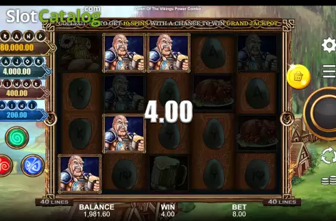 Скрин3. Dawn of the Vikings Power Combo слот