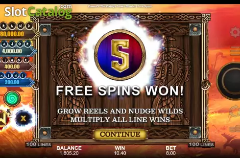 Скрин7. Dawn of the Vikings Power Combo слот