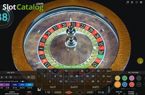 Скрин2. Auto Roulette Live 60 Seconds слот