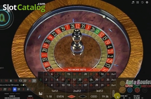 Скрин2. Auto Roulette Live 30 Seconds слот
