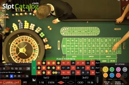 Скрин3. Royal Casino Authentic Roulette Live слот