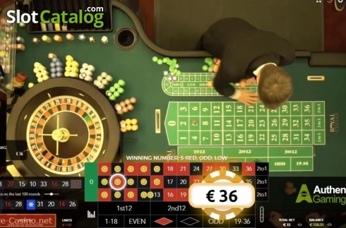 Скрин4. Royal Casino Authentic Roulette Live слот
