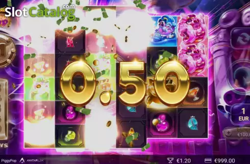 Скрин5. PiggyPop слот