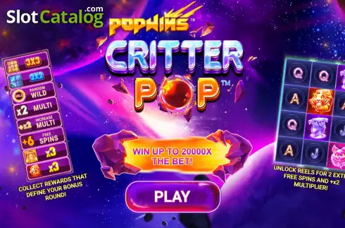 Скрин2. CritterPop слот