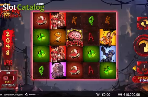 Скрин3. Zombie aPOPalypse MultiPop слот