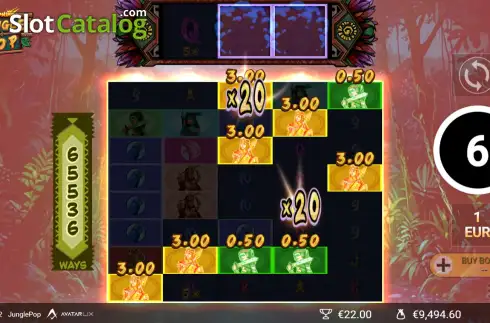 Скрин3. JunglePop слот