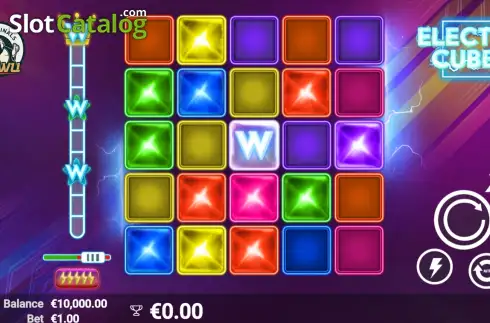 Скрин2. Electro Cubes слот
