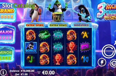 Скрин2. 3 Rockin' Penguins слот