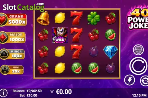 Скрин2. 40 Power Joker слот