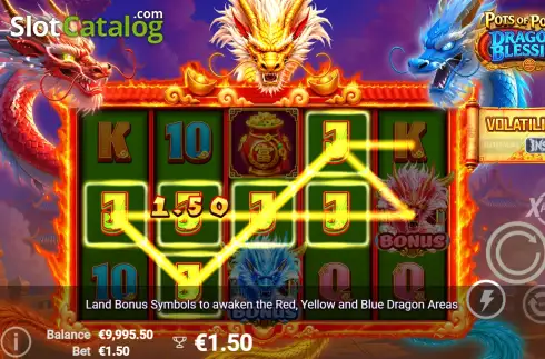 Скрин3. Pots of Power: Dragon’s Blessing слот