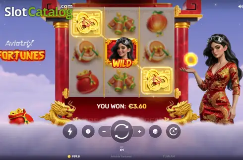 Скрин3. Aviatrix Fortunes слот