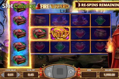 Скрин2. Fire Wizard слот