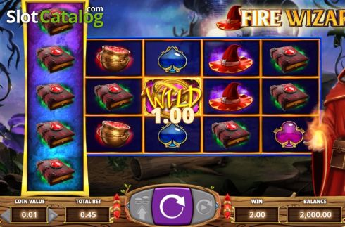Скрин4. Fire Wizard слот