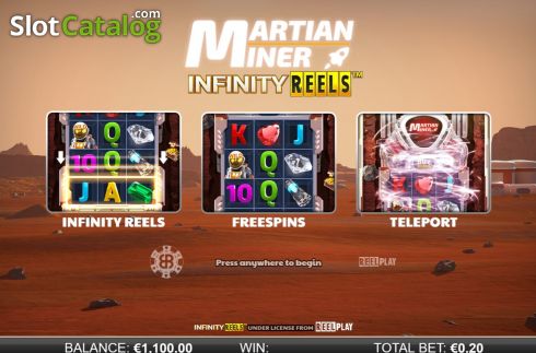 Скрин2. Martian Miner Infinity Reels слот