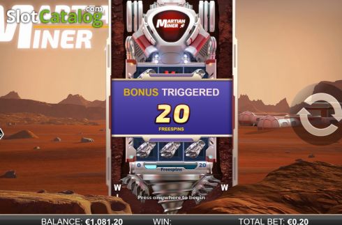 Скрин6. Martian Miner Infinity Reels слот