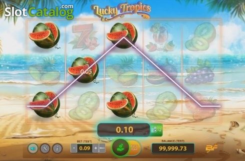 Скрин3. Lucky Tropics слот