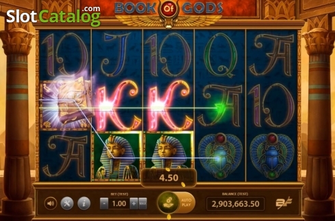Скрин3. Book of Gods (BF games) слот