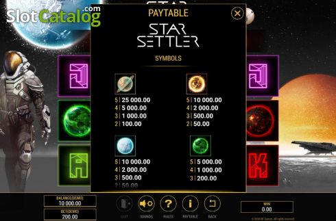 Скрин8. Star Settler слот