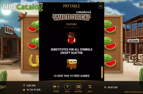 Скрин5. Wild Jack Remastered слот