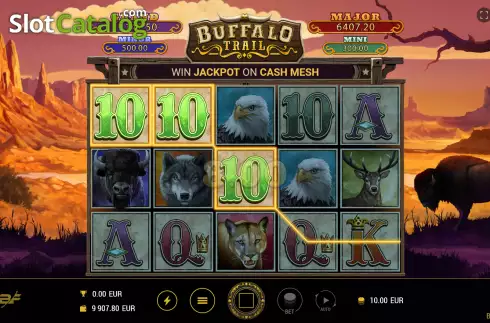 Скрин4. Buffalo Trail (BF games) слот