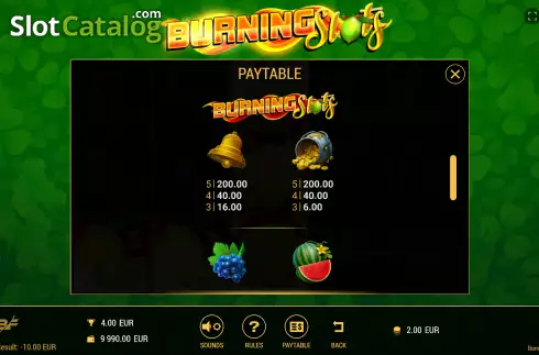 Скрин8. Burning Slots слот