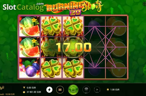 Скрин4. Burning Slots 20 слот