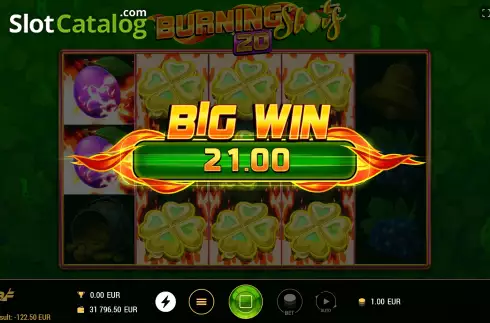 Скрин9. Burning Slots 20 слот