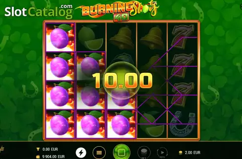 Скрин5. Burning Slots 40 слот