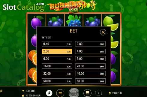 Скрин4. Burning Slots 40 слот