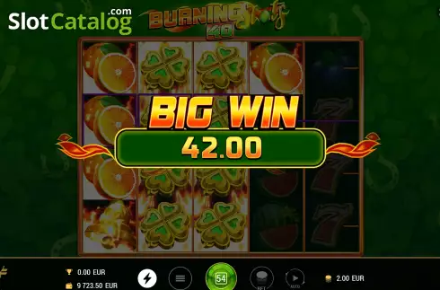 Скрин6. Burning Slots 40 слот